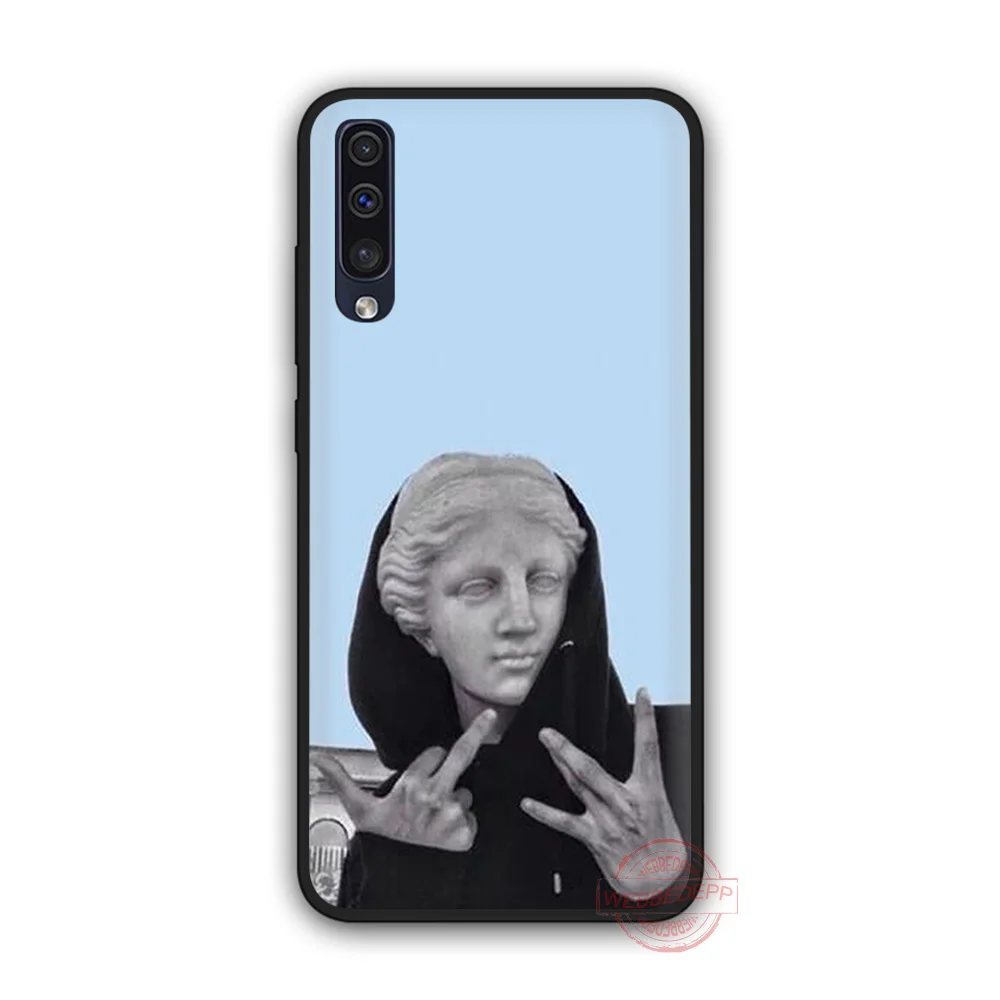 WEBBEDEPP Мона Лиза искусство Дэвид линии Мягкий чехол для Samsung A3 детей 5 6 7 8 9 J6 A10 A20 A30