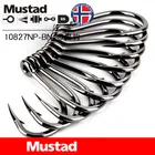 Рыболовные крючки Sharpen, крючки Mustad 10827, 4X прочные рыболовные крючки, Колючая приманка, круглый крючок, железные боковые крюки, джиг-наживка, тунец