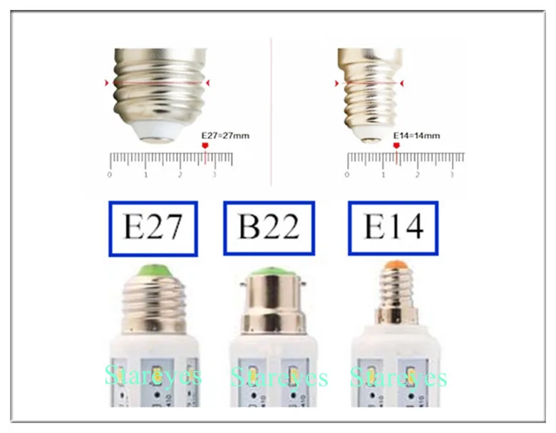 1 шт E27 E14 B22 SMD 5630 5730 24 42 60 84 98 132 165 светодиодный Светодиодная лампа-Кукуруза свет для локальных светильников освещения подвесной светильник