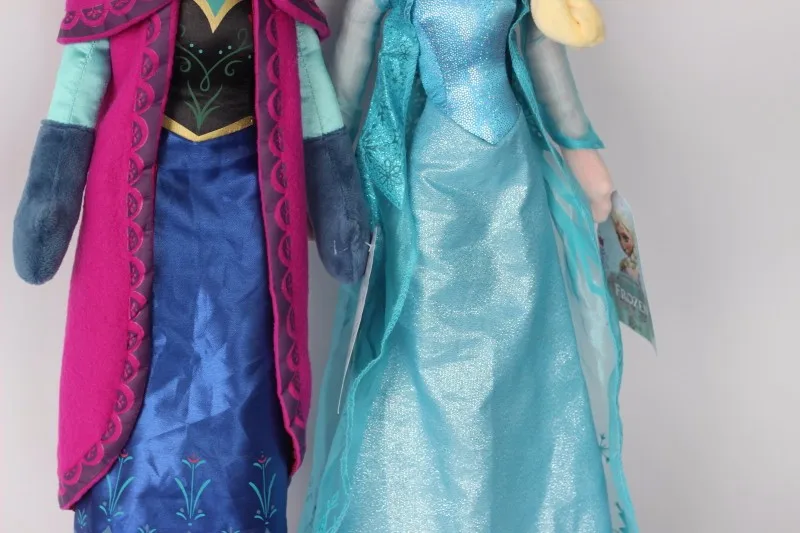 Disney аниме Замороженные Куклы 40 см мягкие Принцесса Эльза Анна Brinquedos Boneca мягкие игрушки для детей подарок на день рождения