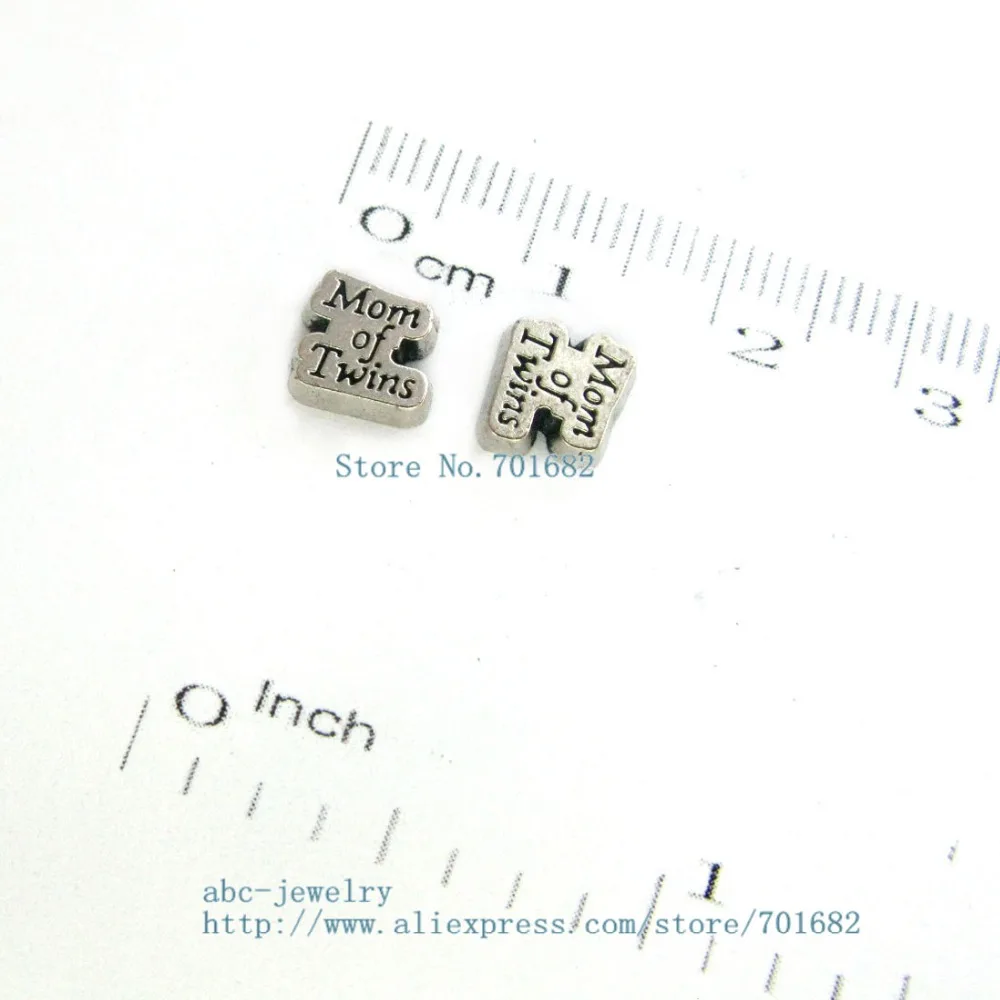 Оптовая продажа изображений плавающий медальон очаровательный для мамы TwinsFC1349