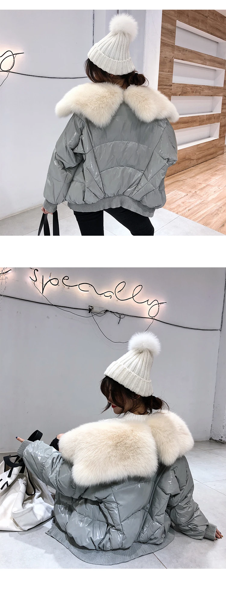 90% белый утиный пух, зимняя женская куртка,, chaqueta mujer, пальто с натуральным лисьим меховым воротником, короткая женская парка, abrigo mujer