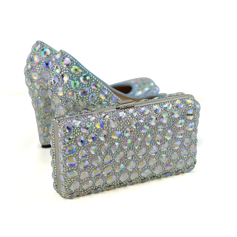 Женские свадебные туфли со стразами на массивном каблуке 12 см|crystal wedding shoes|wedding