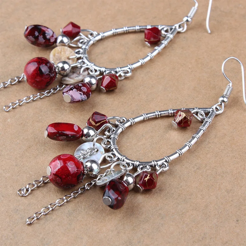 2019 Limited States Earrings Long National Wind Restoring Ancient Ways Eardrop Female Hot Style Jewelry Earring Speed Sell Tong | Украшения