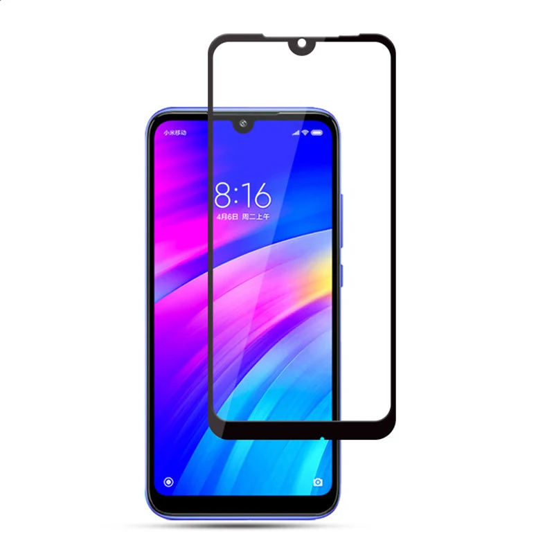 3D Высокопрочное закаленное стекло для Xiaomi Redmi 7 полное покрытие экрана Защитная