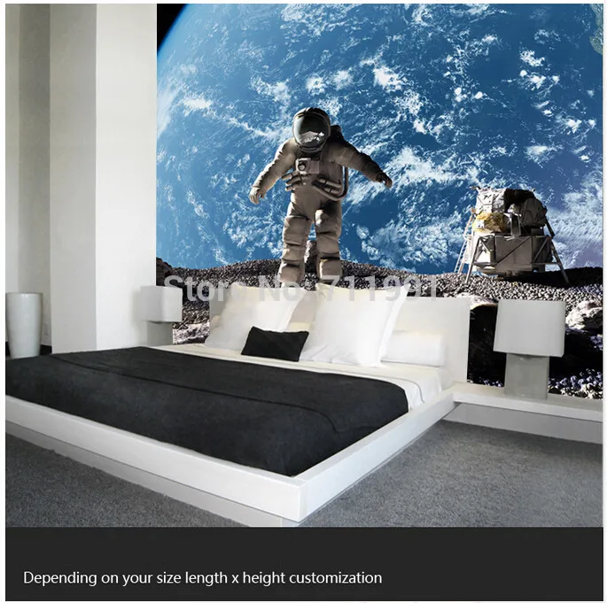 Фотообои на заказ обои с изображением астронавта и звезд для стен 3d