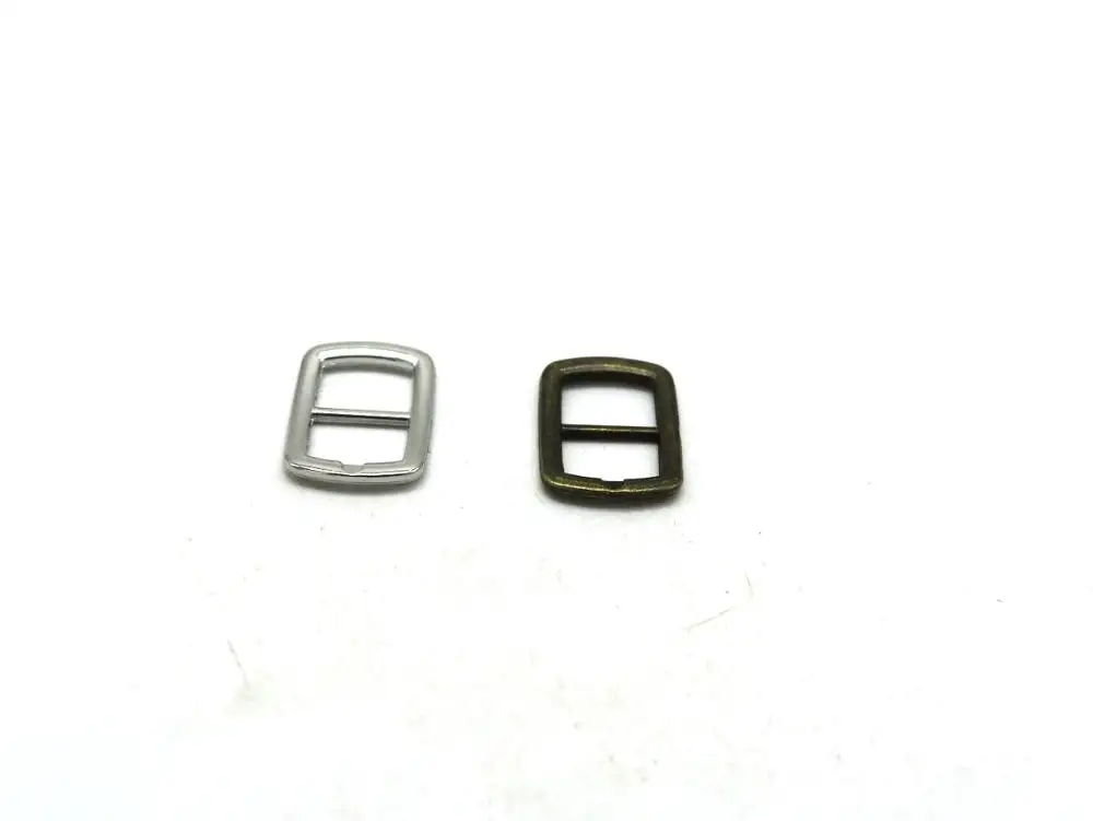 

10pcs 9mm shoes Fitting Buckle silver/bronze Adjust Slider Loop DIY Sewing Craft Belts Shoes Accessories