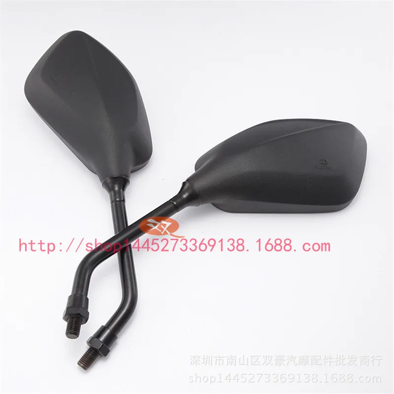 

Black Motorbike Backup Mirror Universal Motorcycle Side Mirror Motorcycle parts for Suzuki Yamaha Harley Honda Kawasaki 8mm 10mm