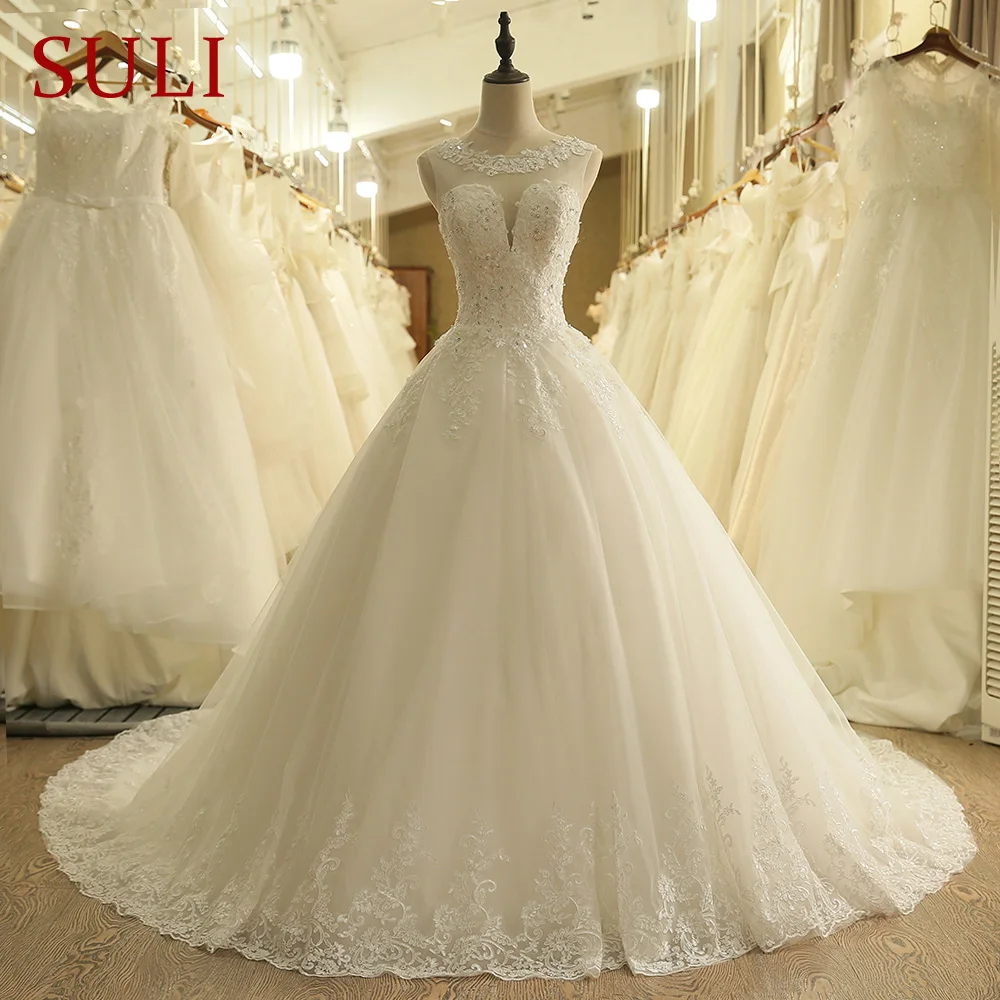 SL 9011 винтажное свадебное платье с круглым вырезом и открытой спиной|bridal gown|wedding