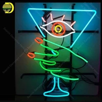 neon sign for cocktail eye neon bulbs sign cup lamps handcraft real glass tubes decorate beer bar wall room signs custom made