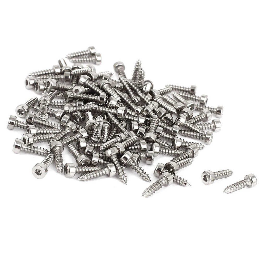Шестигранная головная головка самонарезающие винты крепежные M2x8mm 100 шт |