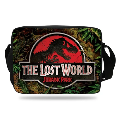 16 дюймов горячая Распродажа сумка-мессенджер Jurassic World Fallen Kingdom сумка на плечо для детей Мальчики Девочки Одиночная сумка для детской школы - Цвет: anM736