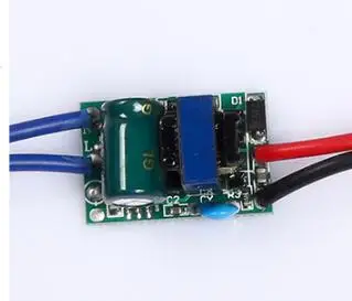 3X1W 3W постоянного тока 300mA Светодиодный драйвер освещения DC2 12V для