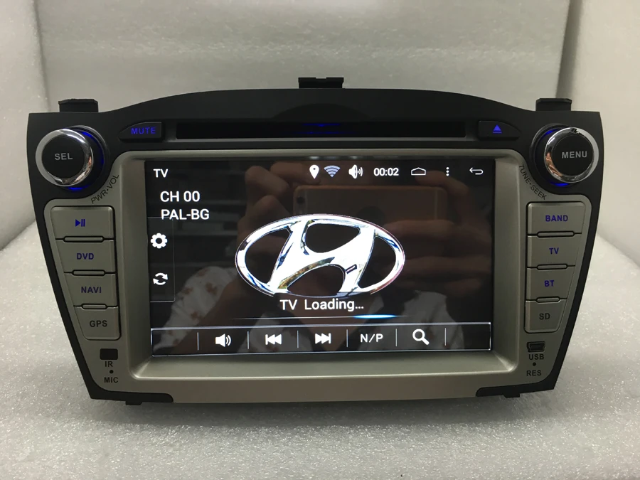 7-дюймовый Android 6.0 Quad Core 1024*600 dvd-плеер 2din Car 1.6 г 16 ГБ 3 /Wi-Fi радио GPS для Hyundai ix35 Tucson