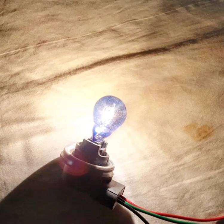 100 шт. автомобильные лампы T20 W21/5 Вт синее видение 7443 580 парковочные огни лампа DRL 12