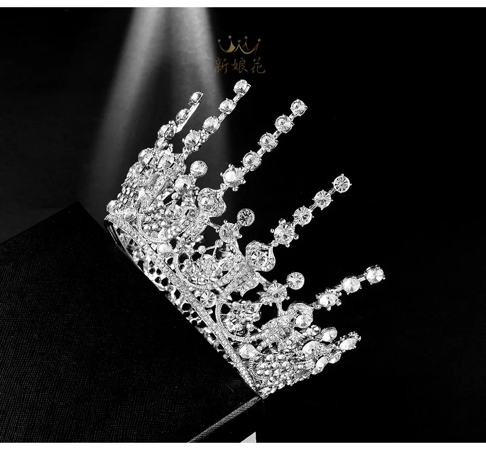 Роскошная хрустальная Cintilante Barroco Rainha Casamento для выпускного вечера диадема