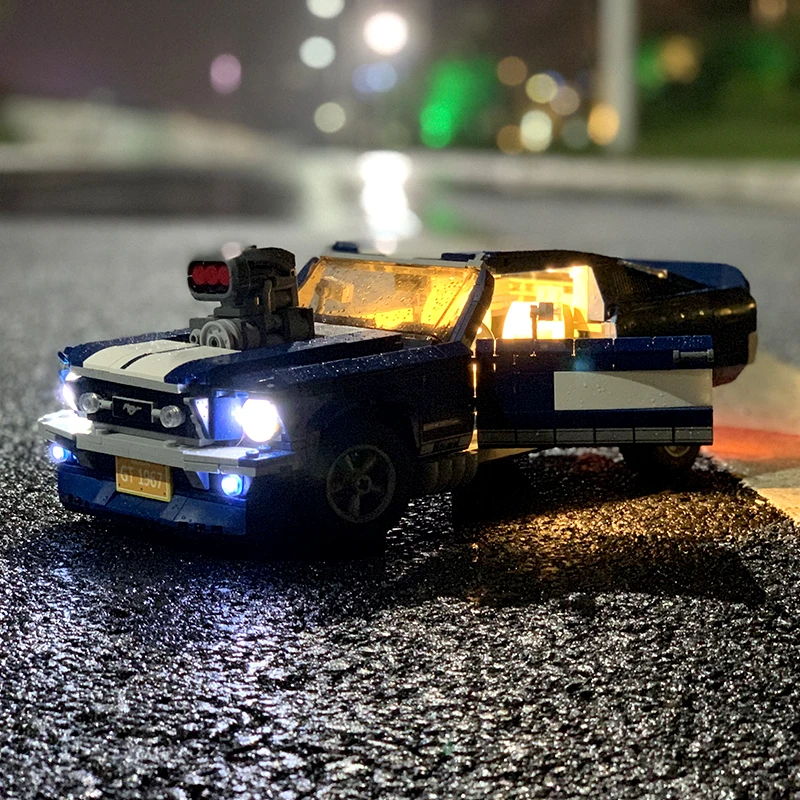 1471 шт Строительные блоки Совместимые LGSet Creator Expert Technic 21047 10265 Fords Mustang Gt500 автомобильные кирпичи игрушки подарки