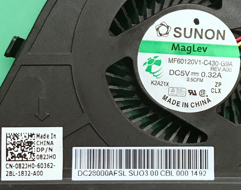 Новый вентилятор для процессора ноутбука кулер ноутбук ПК Dell широта E5430 cn 082JH0 dp/n