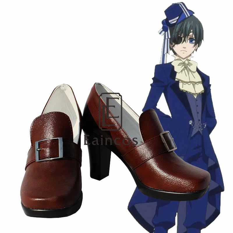 Обувь для костюмированной вечеринки на день рождения черного двореца Ciel Phantomhive