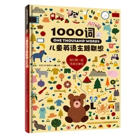 new arrival children english theme 1000 words book 40 themed life scenes english teaching children enlightenment textbok