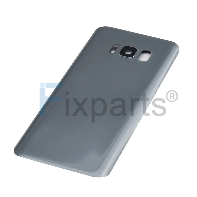 Новинка для SAMSUNG Galaxy S8 G950F Задняя крышка батареи с объективом камеры стеклянная