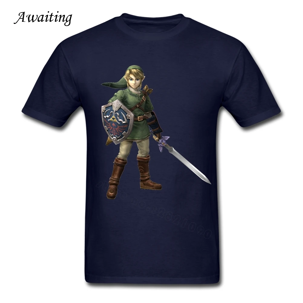 Hero Hyrule Мужской Футболки Летом Фитнес Тройники Для Мужчин 100% Хлопка С Коротким