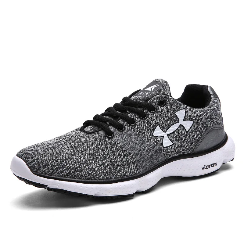 Gray New Mesh Men Casual Shoes Lace-up Men Shoes Lightweight Comfortable Breathable Walking Sneakers Tenis Feminino Zapatos - Цвет: Gray