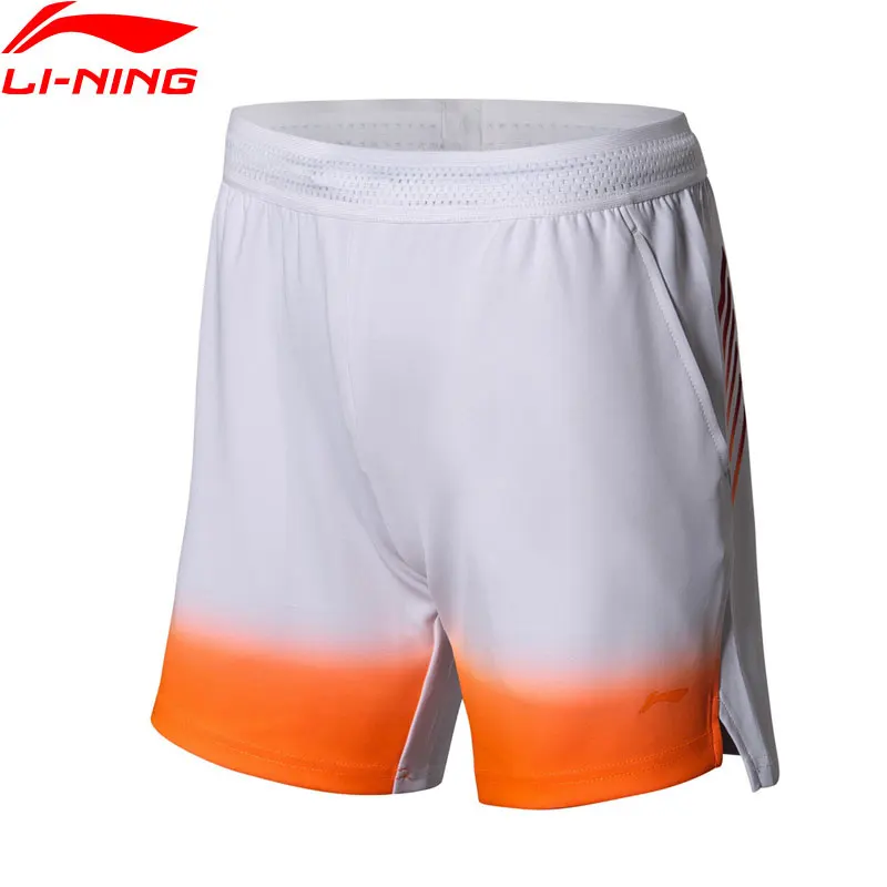 Li-Ning женские шорты для соревнований для бадминтона дышащие 87% полиэстер 13% спандекс национальная команда спортивные шорты AAPN006 COND18