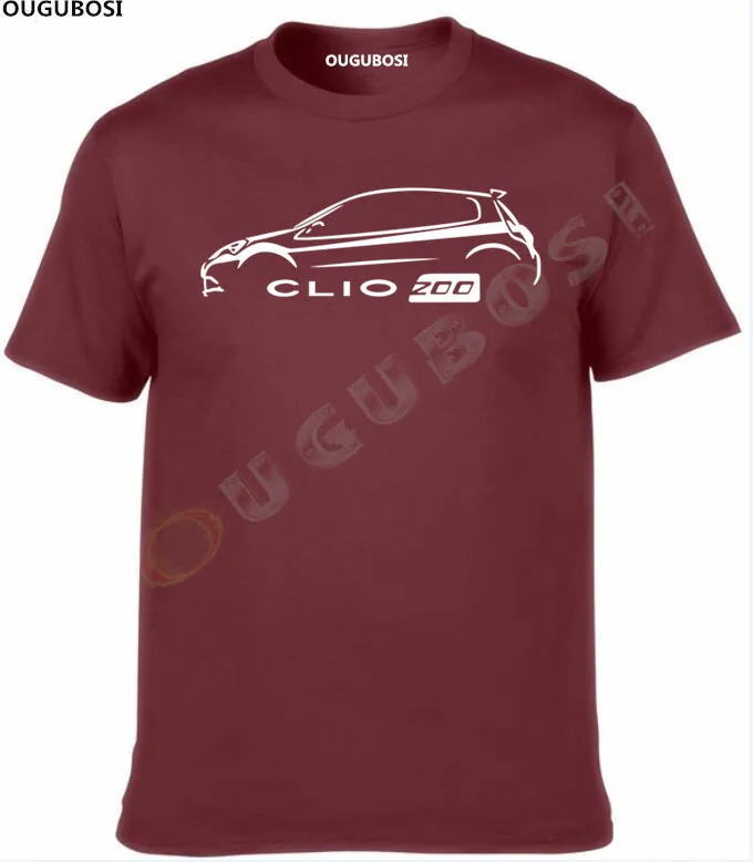 RENAULT CLIO SPORT 200 CUP CLASSIC CAR t shirt #200 CLIO|Мужские футболки| |