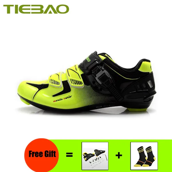 Cleats for 1303 G Tiebao sapatilha ciclismo, мужская и женская велосипедная обувь, дорожные педали, SPD-SL, zapatillas deportivas hombre, уличные кроссовки суперзвезды - Цвет: Cleats for 1303 G
