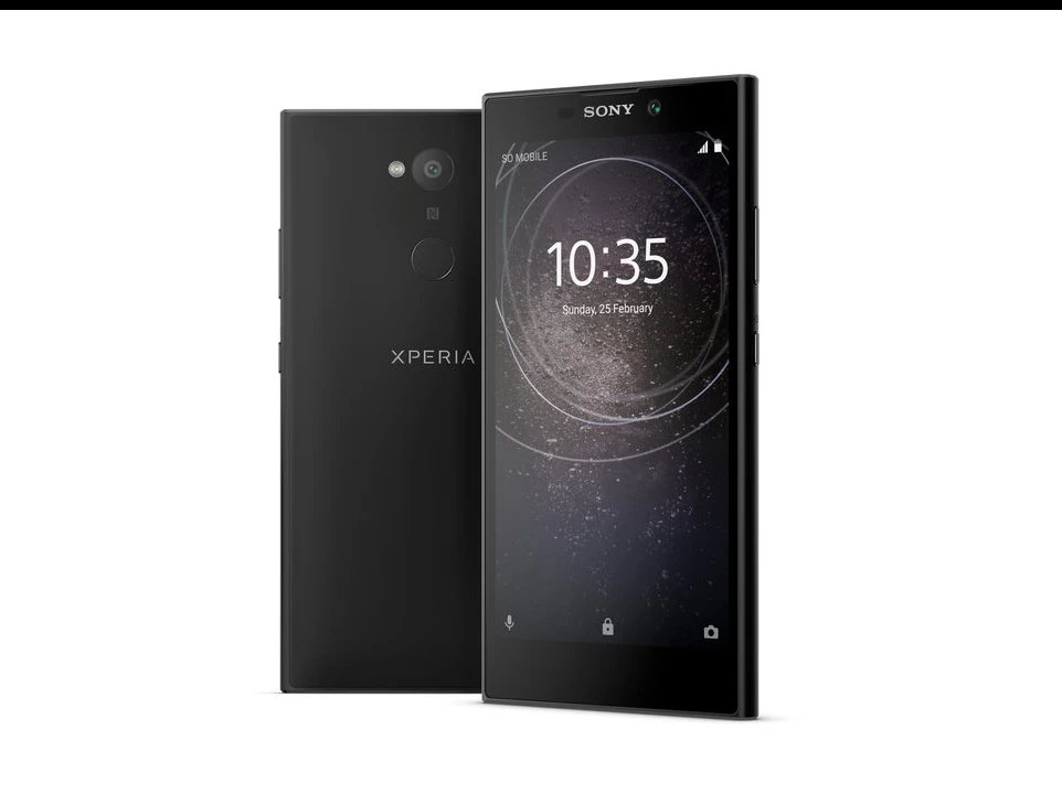 Черный Смартфон sony Xperia L2 на Android, 3 ГБ ОЗУ, 32 Гб ПЗУ, четырехъядерный, 5,5 дюймов, 3300 мАч, Распознавание отпечатков пальцев, NFC, 4G, мобильный телефон - Цвет: Черный