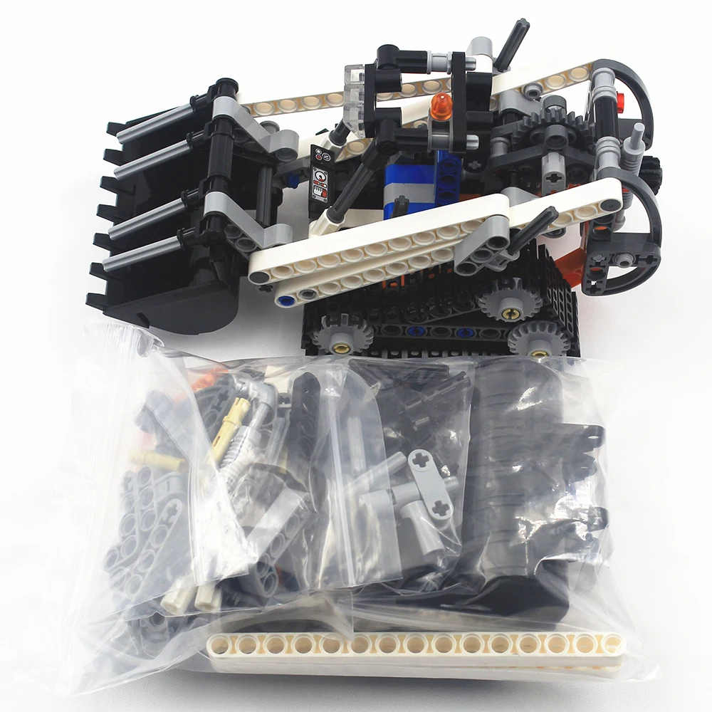 263 шт. детские игрушки MOC технический погрузчик строительные блоки для грузовиков