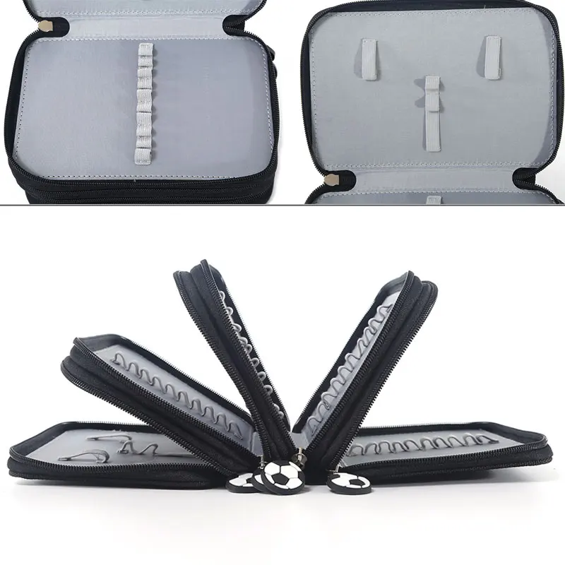 Чехол для карандашей из ткани Оксфорд 72 держателя 4 слоя|box school|pencil case boxpencil |