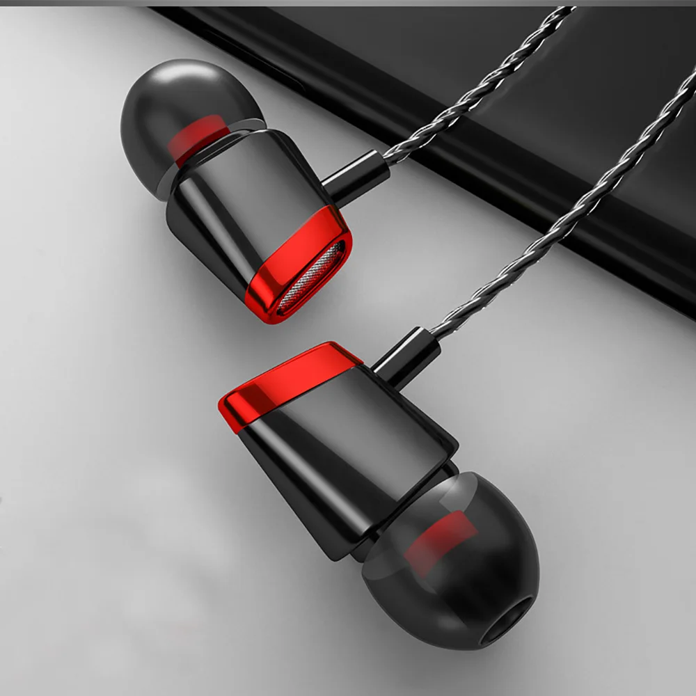 Проводные наушники Bass In Ear 3,5 мм, гарнитура со встроенным микрофоном, гарнитура для xiaomi samsung huawei
