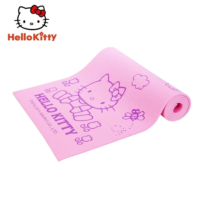 Рисунок Hello Kitty 4 мм коврики для йоги ПВХ 173*61 см Фитнес Нескользящие мягкие удобные