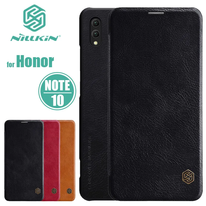 Huawei Honor Note 10 чехол Nillkin Qin Флип кожаный Note10 Роскошный для телефона с отделением