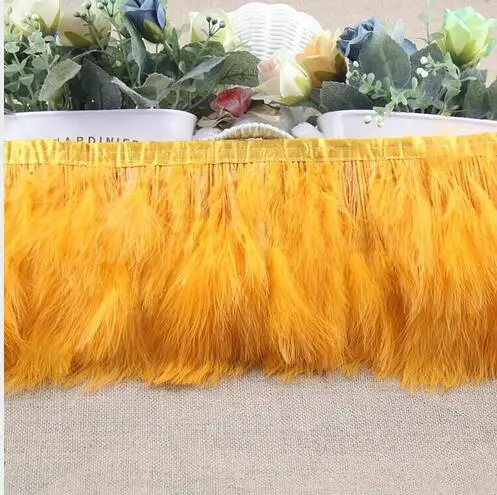 Оптовая продажа высокое качество натуральный 2 ярдов Турция страусиное перо