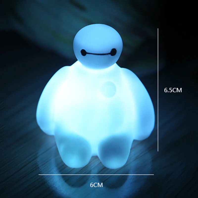 7 цветов Изменение Большой Герой мультфильма BayMax светодиодный ночник настольная