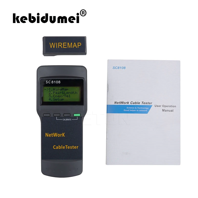 Тестер беспроводной сети kebidumei горячая Распродажа SC8108 LCD с ЖК дисплеем измеритель