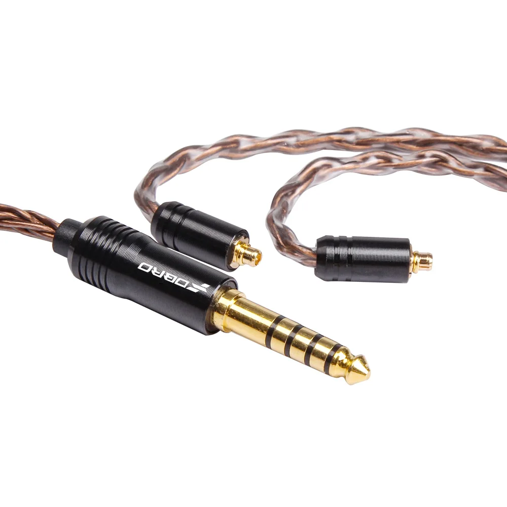 FDBRO 8 core MMCX IE80 A2DC IM 2pin наушники кабель 2,5/3,5/4,4 мм с серебряным покрытием гарнитуры аудио провода LS50 LS70 LS200 LS30