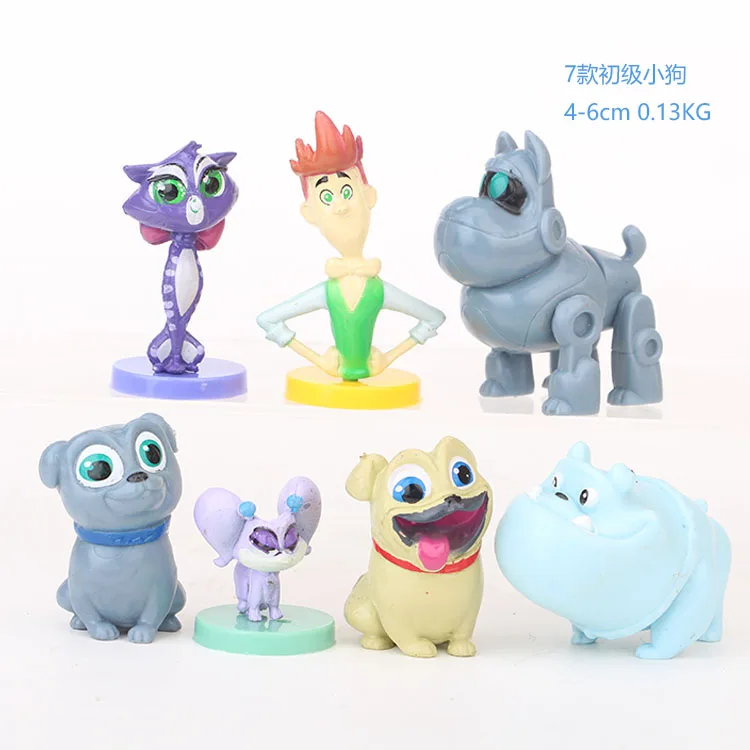 7 шт./1 партия Щенячий патруль бинго роллли мопс одежда для собак 4 6 см фигурки