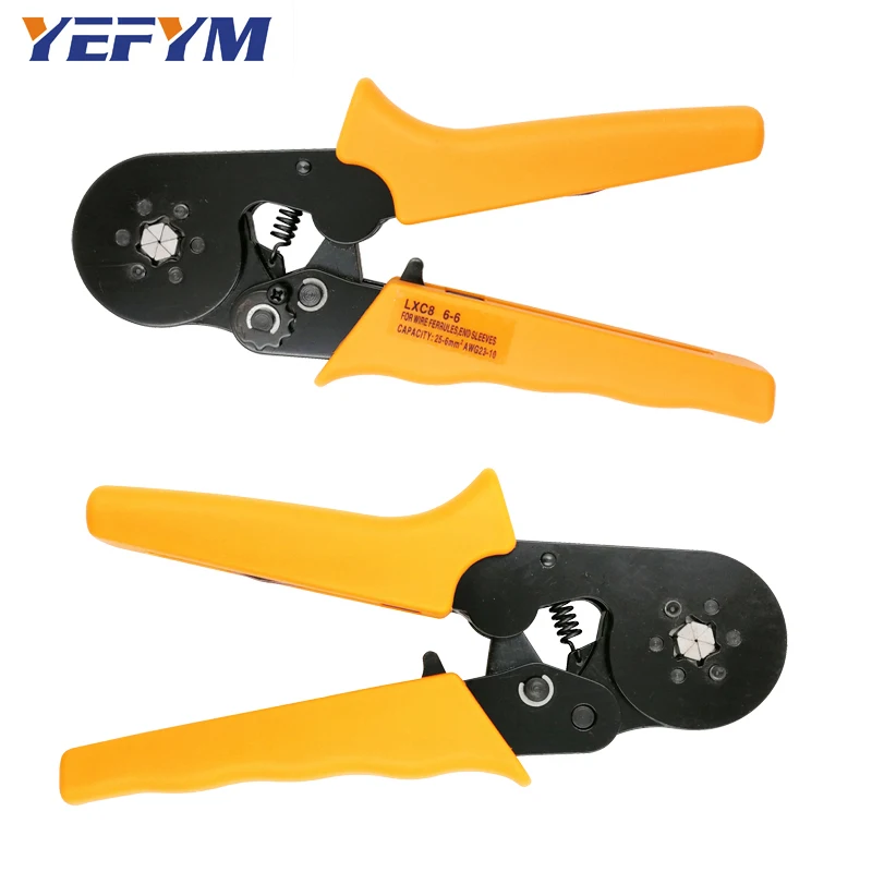 YEFYM LXC8 6-6 0 25-6 мм2 23-10 AWG обжимные плоскогубцы с 1020 шт. Тип трубки тип иглы терминал
