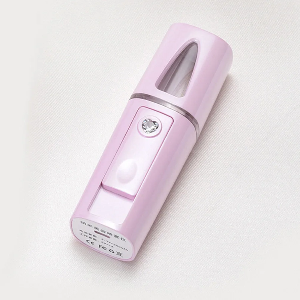 Portable Face Nano Mist Spray Facial Handy Atomization Mister USB microdermabrasion machine derma stamp D300622