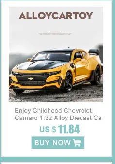 Chevrolet Camaro 1:32 литая под давлением модель автомобиля звуковой светильник оттягивающийся для детей подарки на день рождения Коллекция Hot Weels