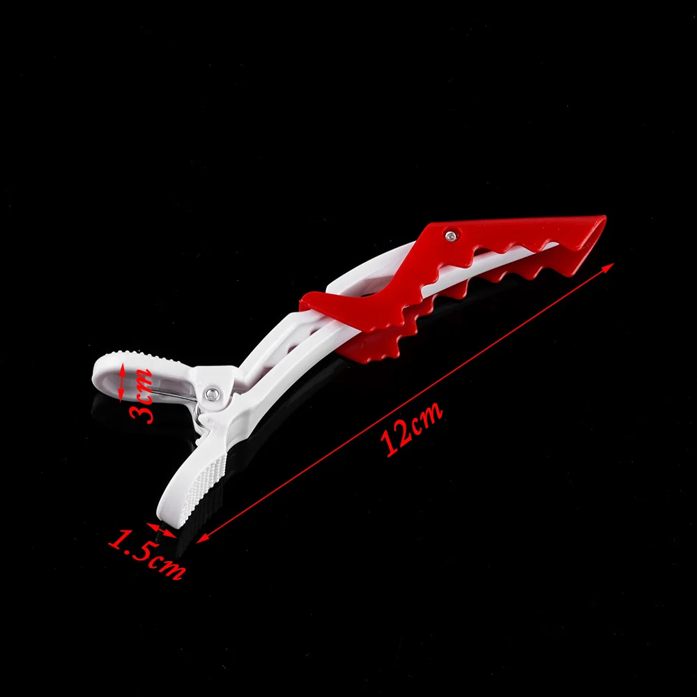 Зажимы для волос с крокодиловой кожей 6 шт. инструменты укладки в салон