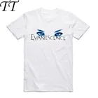 Мужская и женская футболка Evanescence Angel, белая Повседневная футболка с коротким рукавом и круглым вырезом, уличная одежда, лето 2019