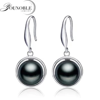 real drop natural freshwater pearl earrings for womenbridal 925 sterling silver earrings with pearl birthday gift