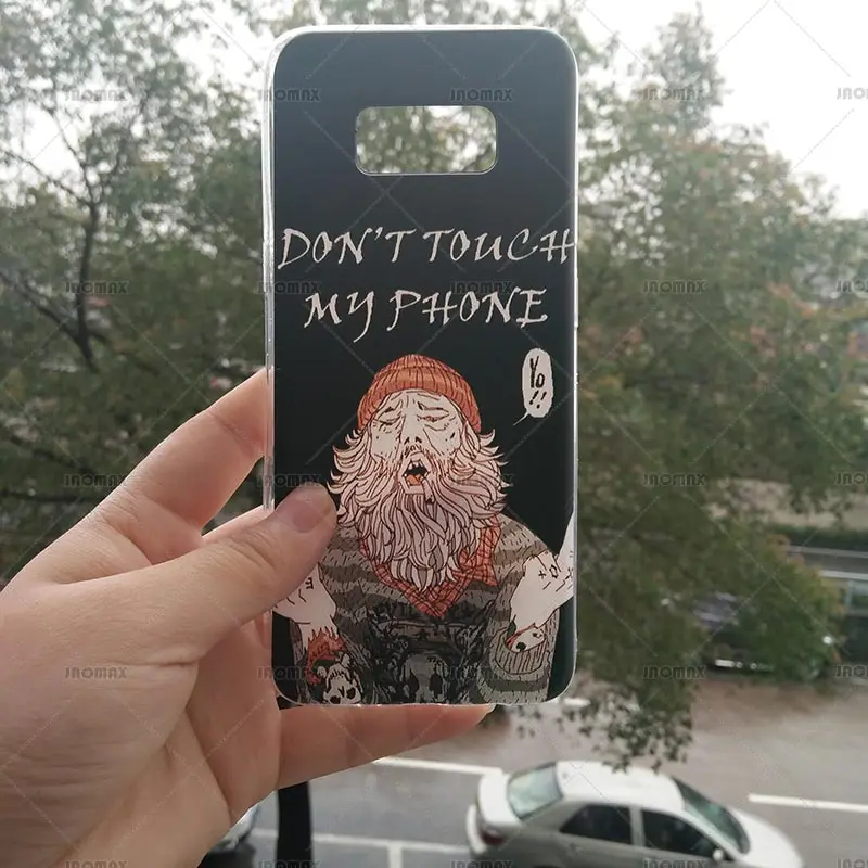 Чехол для телефона Smile Eye Comics с жирафом Samsung Galaxy S7 S6 S5 S4 S3 Edge S8 Plus силиконовая