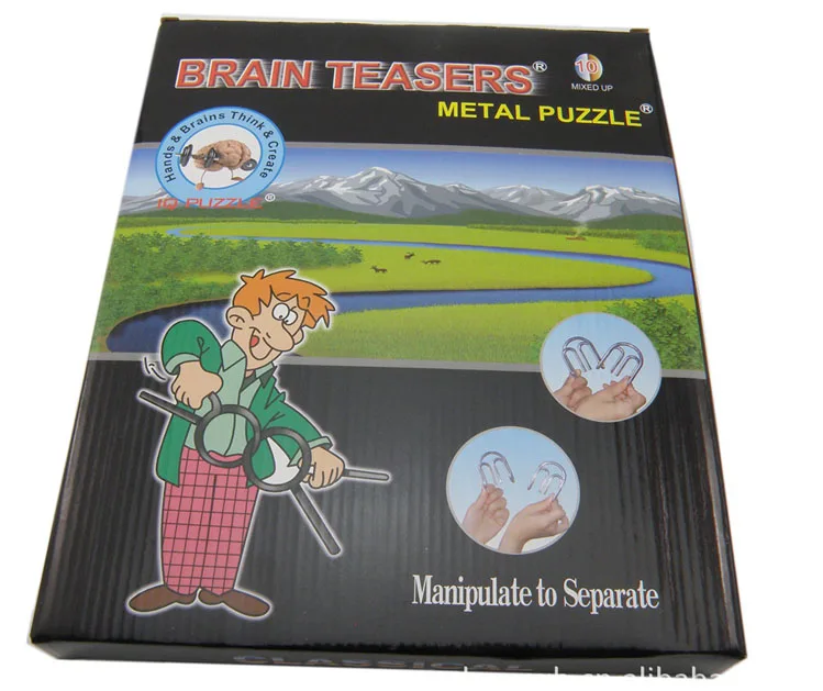 Развивающие игрушки для взрослых и игры кольцо решение Китайский Набор пазлов