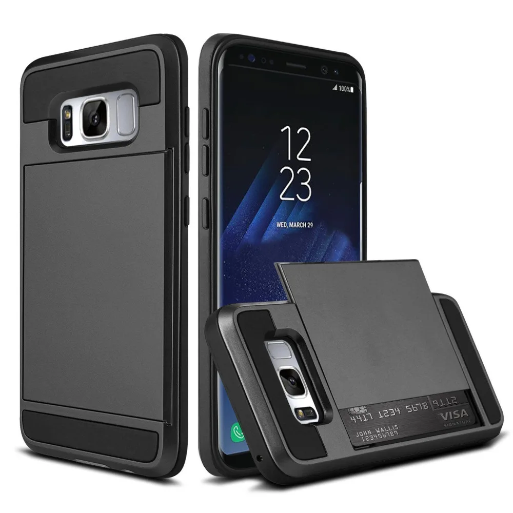 Гибридный Прочный бронированный чехол для Samsung S8 S9 Plus S7 S6 edge Note8 9 A3 A5 A7 J3 J5 J7 J5Prime
